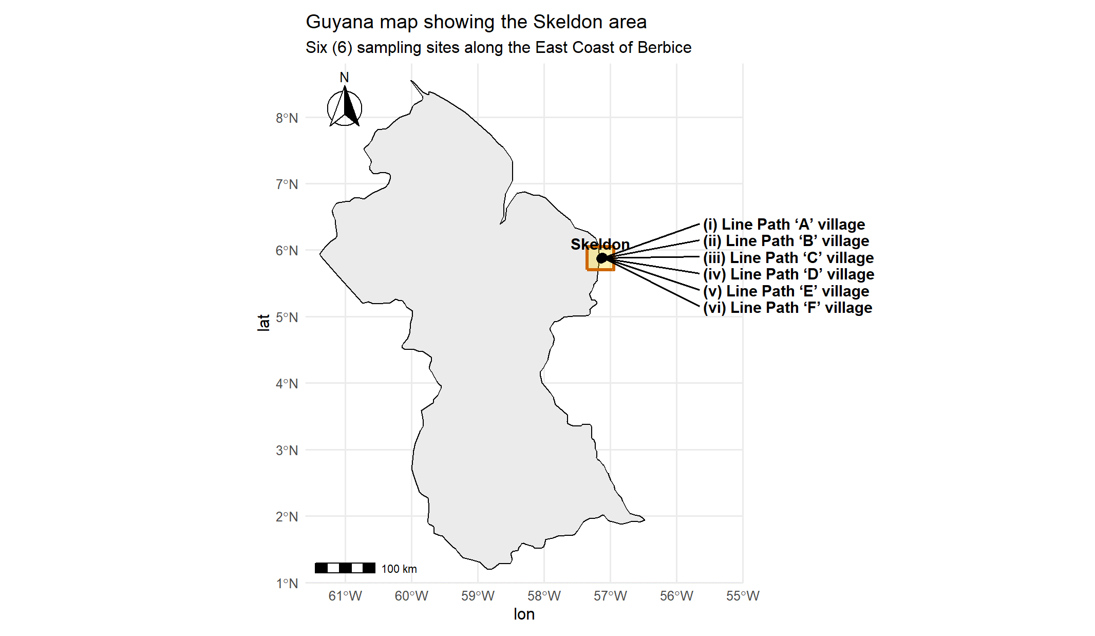 <p>A Comparative Study of the Diversity of Corticolous Lichens on Cocos nucifera L. (coconut) at Six (6) Line Path Villages in Berbice, Guyana</p>